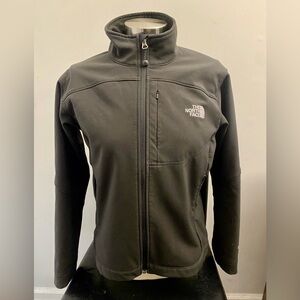 North Face Women’s Jacket Medium Black Apex Bionic Soft Shell Wind Wall Fabric